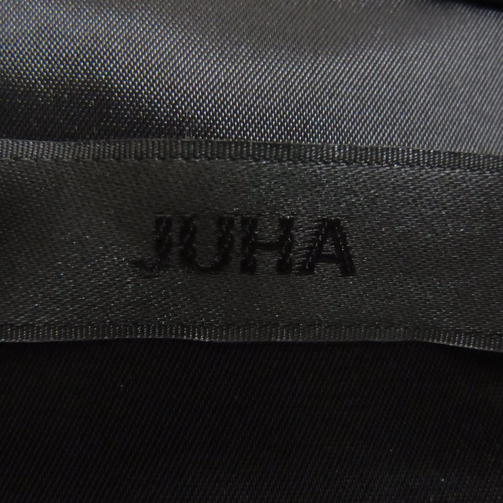 ユハ 10170203 ファティーグ ミリタリー ポケット シャツ ジャケット ブラック  ブラック系 4【新古品】【未使用】【中古】