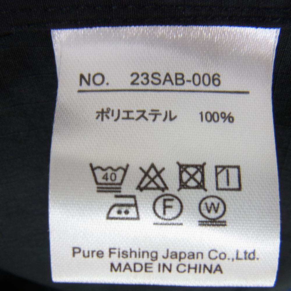 アブガルシア 23SS 23SAB-006 BIG POCKET HOODIE JACKET ビッグ ポケット フーディー ジャケット ブラック系 M【新古品】【未使用】【中古】