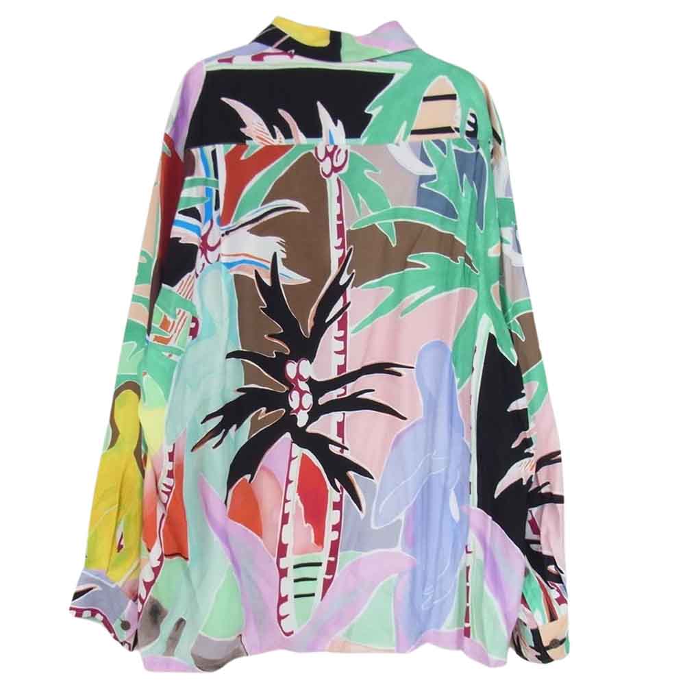 WACKO MARIA ワコマリア 22AW 22FW-WMS-HI09 HAWAIIAN SHIRT L/S ハワイアン レーヨン 長袖 アロハ シャツ マルチカラー系 L【新古品】【未使用】【中古】