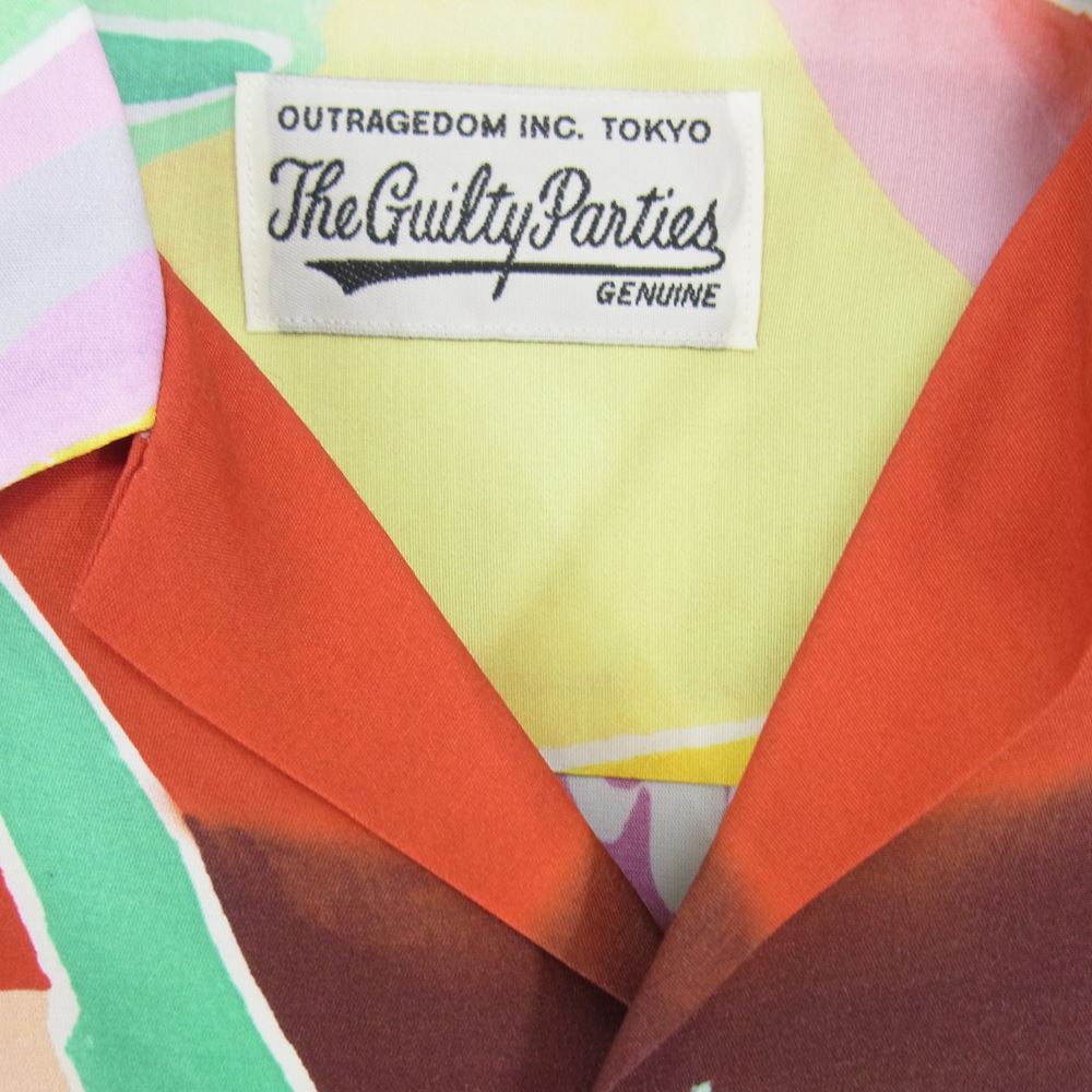 WACKO MARIA ワコマリア 22AW 22FW-WMS-HI09 HAWAIIAN SHIRT L/S ハワイアン レーヨン 長袖 アロハ シャツ マルチカラー系 L【新古品】【未使用】【中古】