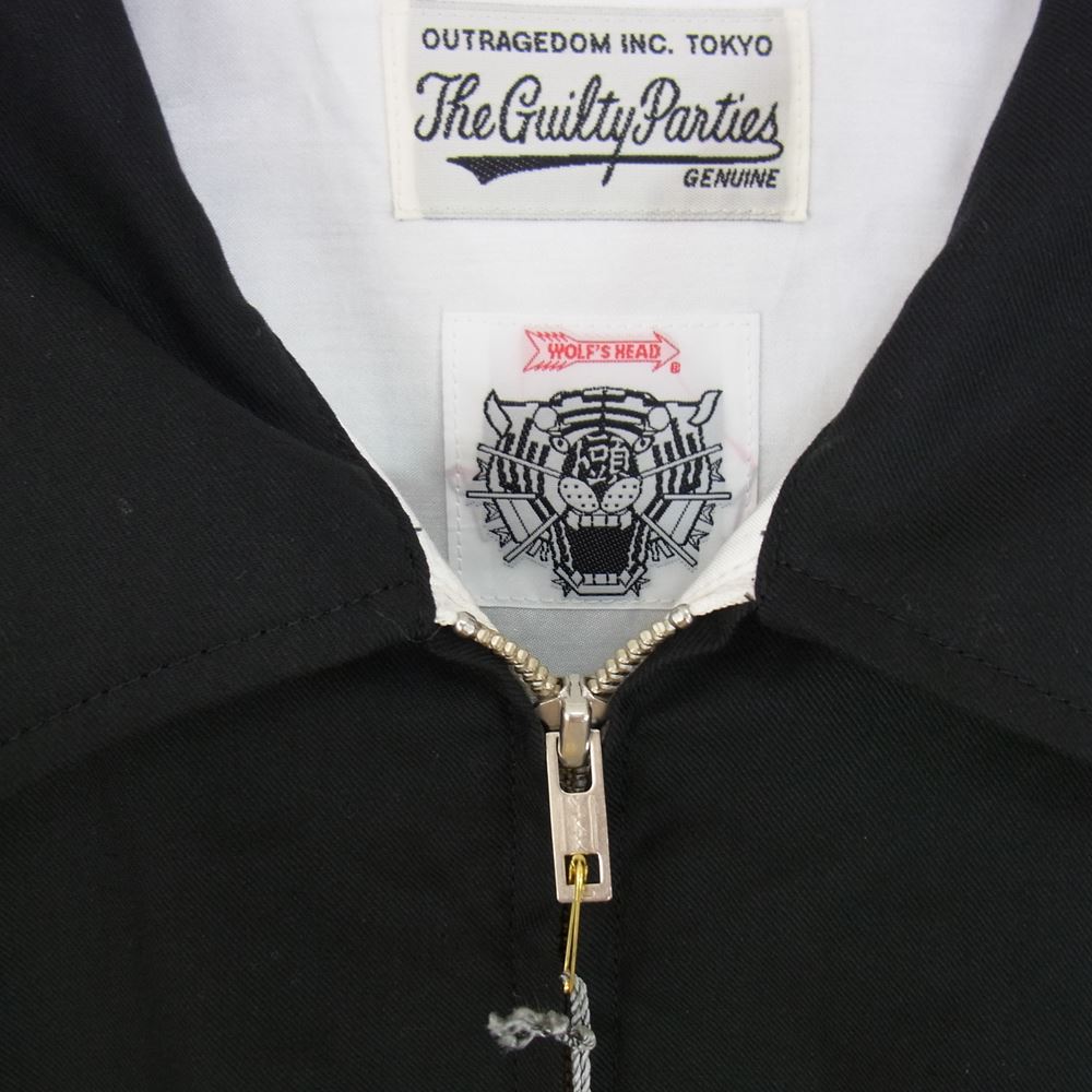 WACKO MARIA ワコマリア 21AW WOLFSHEAD-WM-ML06 WOLF'S HEAD ウルフズヘッド VIETNAM JACKET ベトナム ジャケット ブラック系 XL【中古】