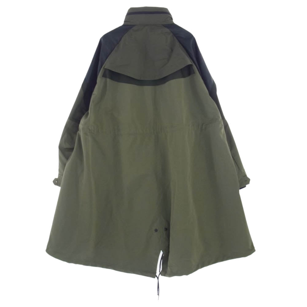 Sacai サカイ 22AW 22-03100M × NIKE ナイキ Trench Jacket トレンチ ジャケット コート カーキ系【極上美品】【中古】