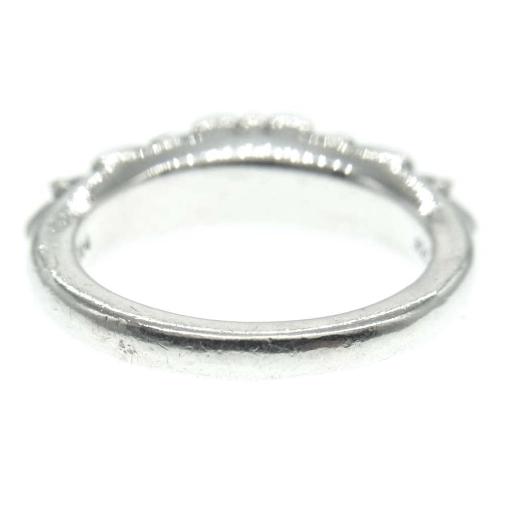 CHROME HEARTS クロムハーツ（原本無） BABY CLASSIC ベイビー クラシック フローラル クロス リング シルバー系 9号【中古】