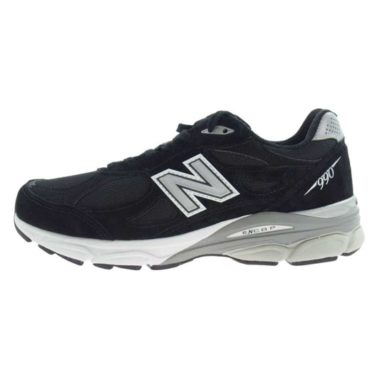 NEW BALANCE ニューバランス M990BS3 ローカット スニーカー ブラック系 グレー系 27.5cm【中古】