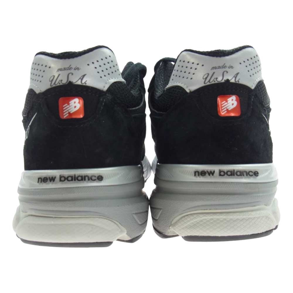 NEW BALANCE ニューバランス M990BS3 ローカット スニーカー ブラック系 グレー系 27.5cm【中古】