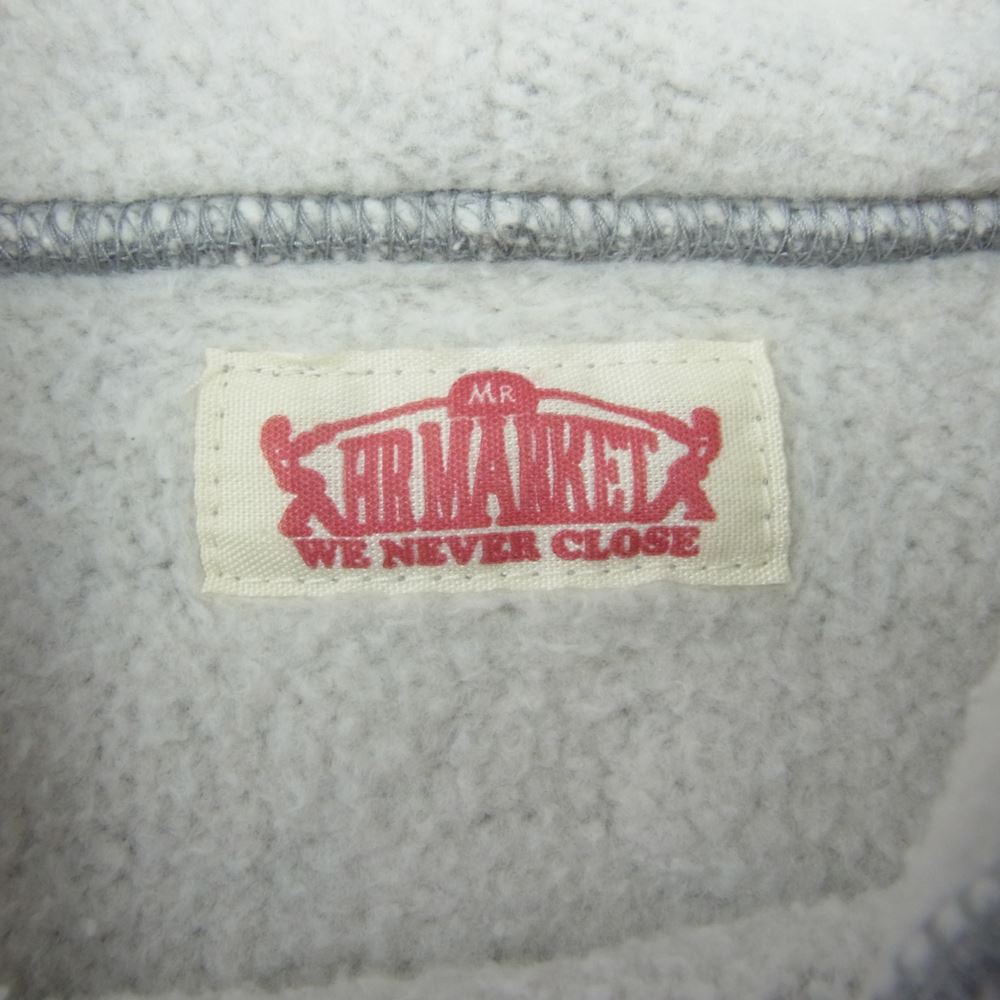 HOLLYWOOD RANCH MARKET ハリウッドランチマーケット プリント プルオーバー パーカー グレー系 L【中古】
