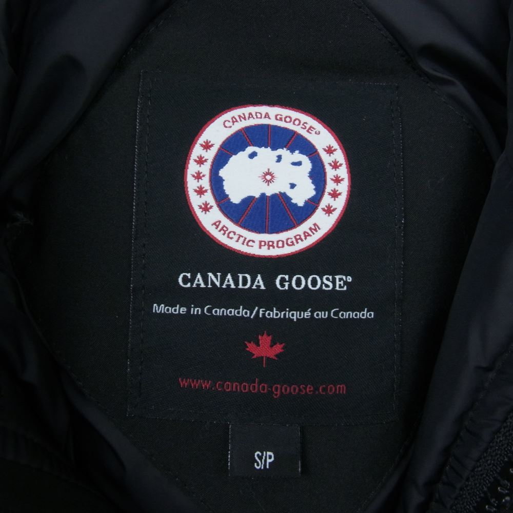 CANADA GOOSE カナダグース 3438JM R 国内正規品 グリフィンタグ JASPER PARKA ジャスパー パーカ ファーフード ダウンジャケット ブラック系 S【中古】