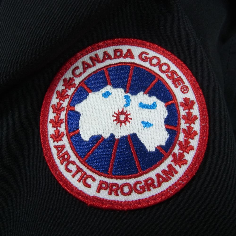 CANADA GOOSE カナダグース 3438JM R 国内正規品 グリフィンタグ JASPER PARKA ジャスパー パーカ ファーフード ダウンジャケット ブラック系 S【中古】