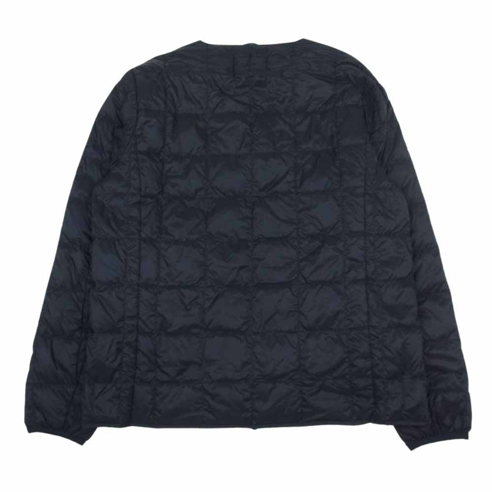 タイオン 体温 フルジップ 長袖 インナーダウン ブラック系 XL【中古】