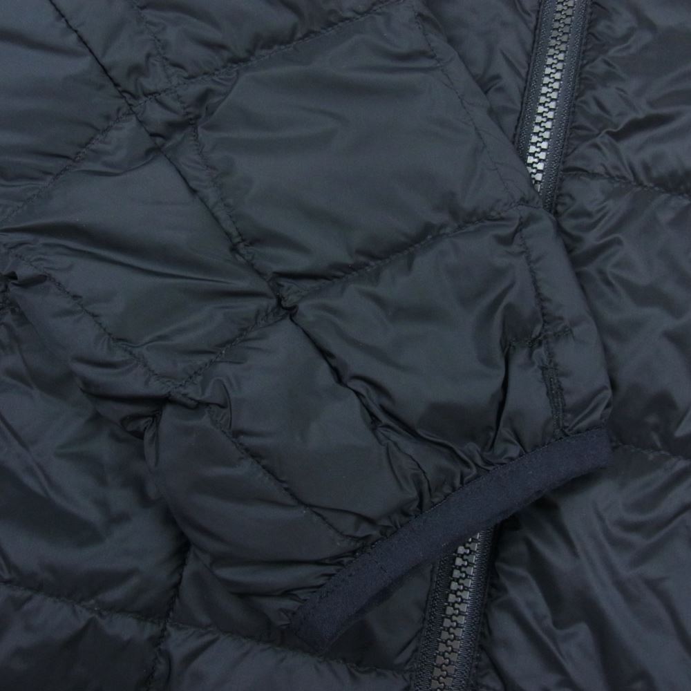 タイオン 体温 フルジップ 長袖 インナーダウン ブラック系 XL【中古】
