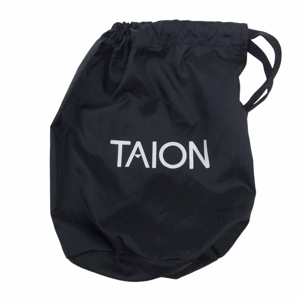 タイオン 体温 フルジップ 長袖 インナーダウン ブラック系 XL【中古】