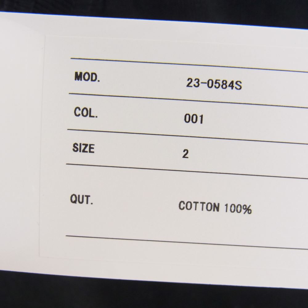 Sacai サカイ 23AW   23-0584S Graphic TShirt グラフィック ロゴ 半袖 Tシャツ ブラック系 2【極上美品】【中古】
