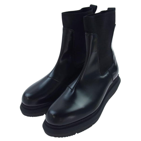 Sacai サカイ  21-02647M Chunky Chelsea Boots チャンキー チェルシー ブーツ ブラック系 40【新古品】【未使用】【中古】