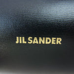 JIL SANDER ジルサンダー CANNOLO カンノーロ スモール レザー ショルダー バッグ ブラック系【中古】