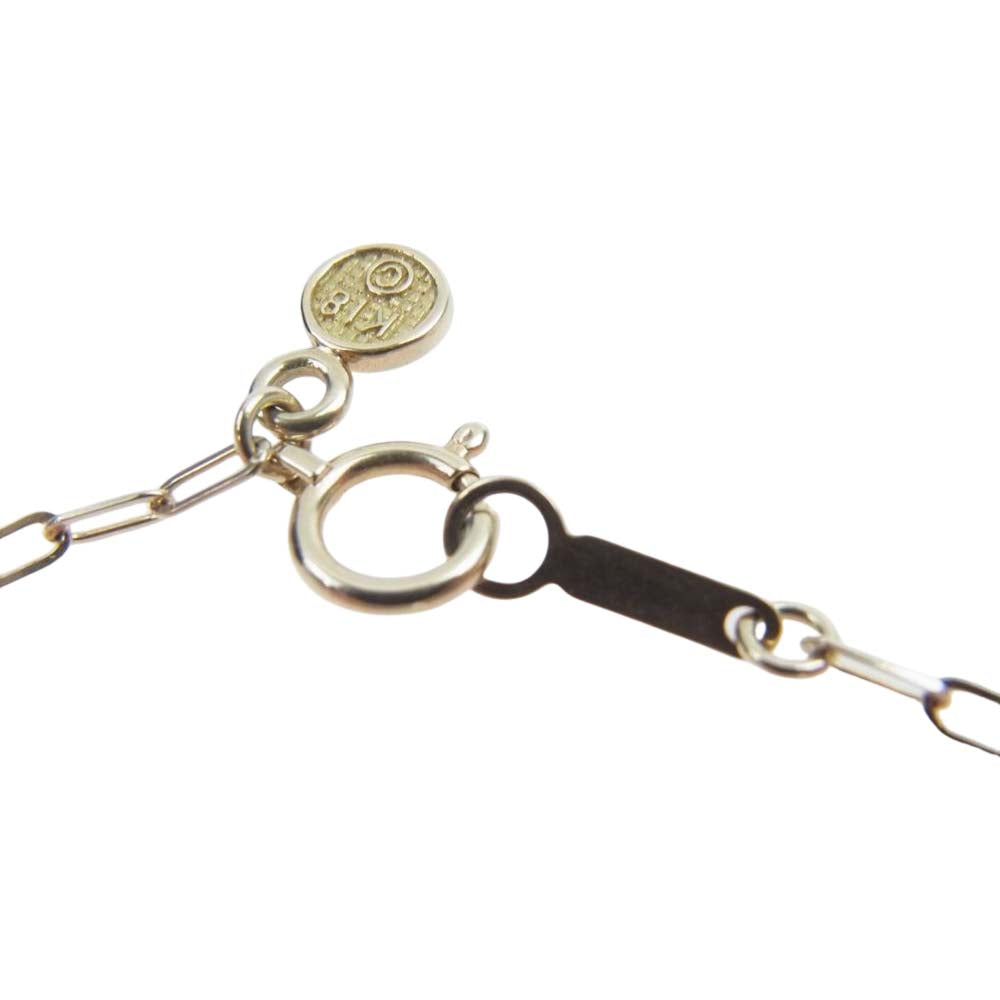 LEATHERS AND TREASURES レザーズアンドトレジャーズ ギャランティ付属 K18 ミニマムクロスビーズ ダイヤモンド チェーン ネックレス ゴールド系【中古】