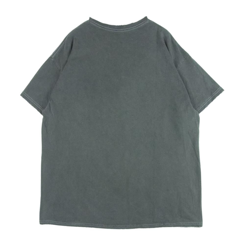 アンセルム USED加工 ダメージ加工 半袖 Tシャツ ホンジュラス製 グレー系【中古】
