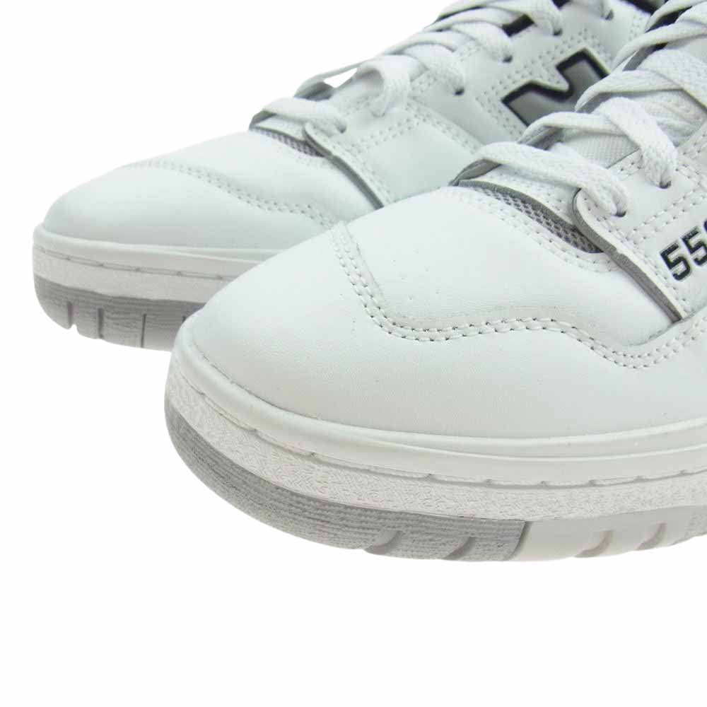 NEW BALANCE ニューバランス BB550NCL 550 White ホワイト スニーカー ホワイト系 26.0cm【新古品】【未使用】【中古】