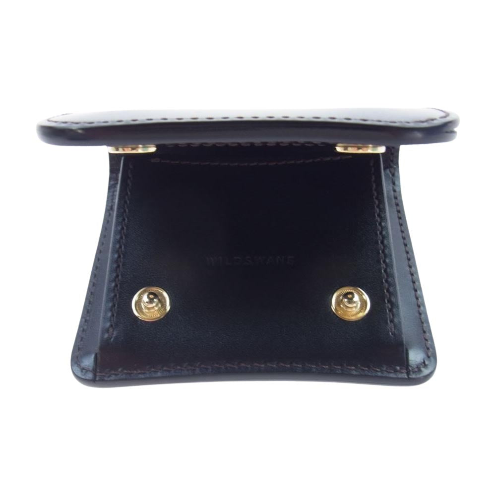 WILDSWANS ワイルドスワンズ PALM SADDLE PULL UP パーム V2 サドル プルアップ 財布 ブラック系【中古】
