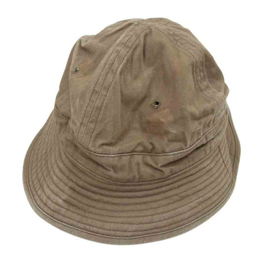 WAREHOUSE ウエアハウス Lot 5200 ARMY HAT ヘリンボーン アーミー ハット 帽子 ブラウン系【中古】