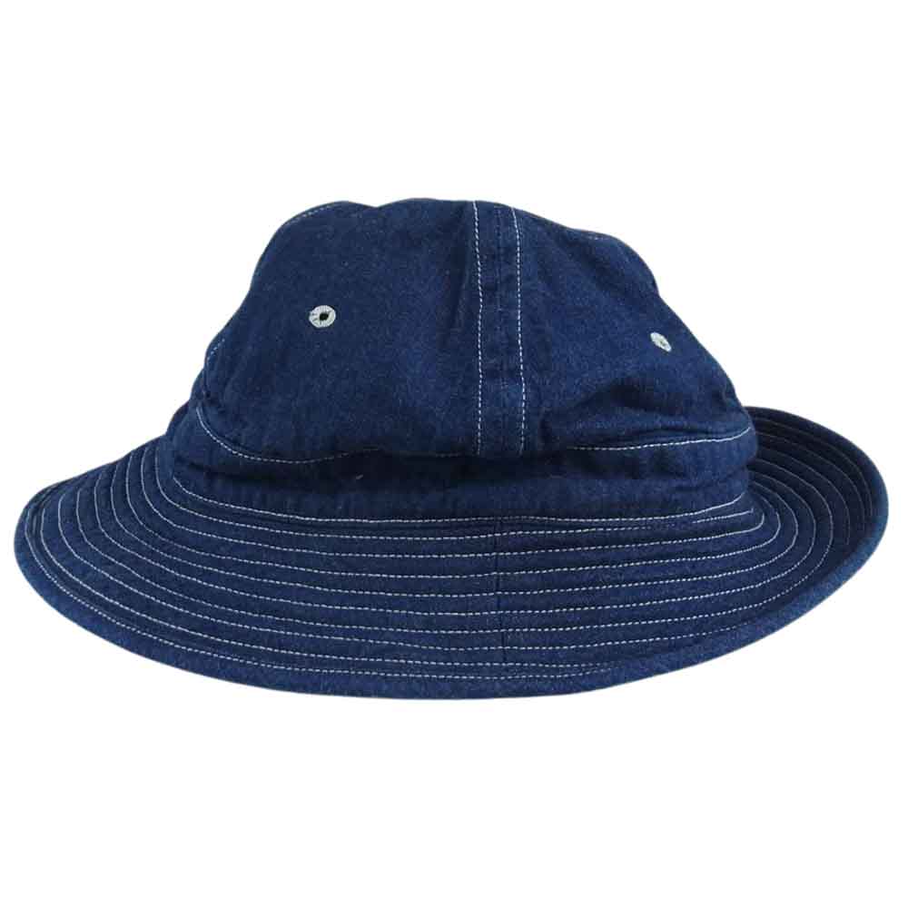 WAREHOUSE ウエアハウス Lot 5200 DENIM ARMY HAT インディゴ デニム アーミー ハット 帽子 インディゴブルー系【中古】