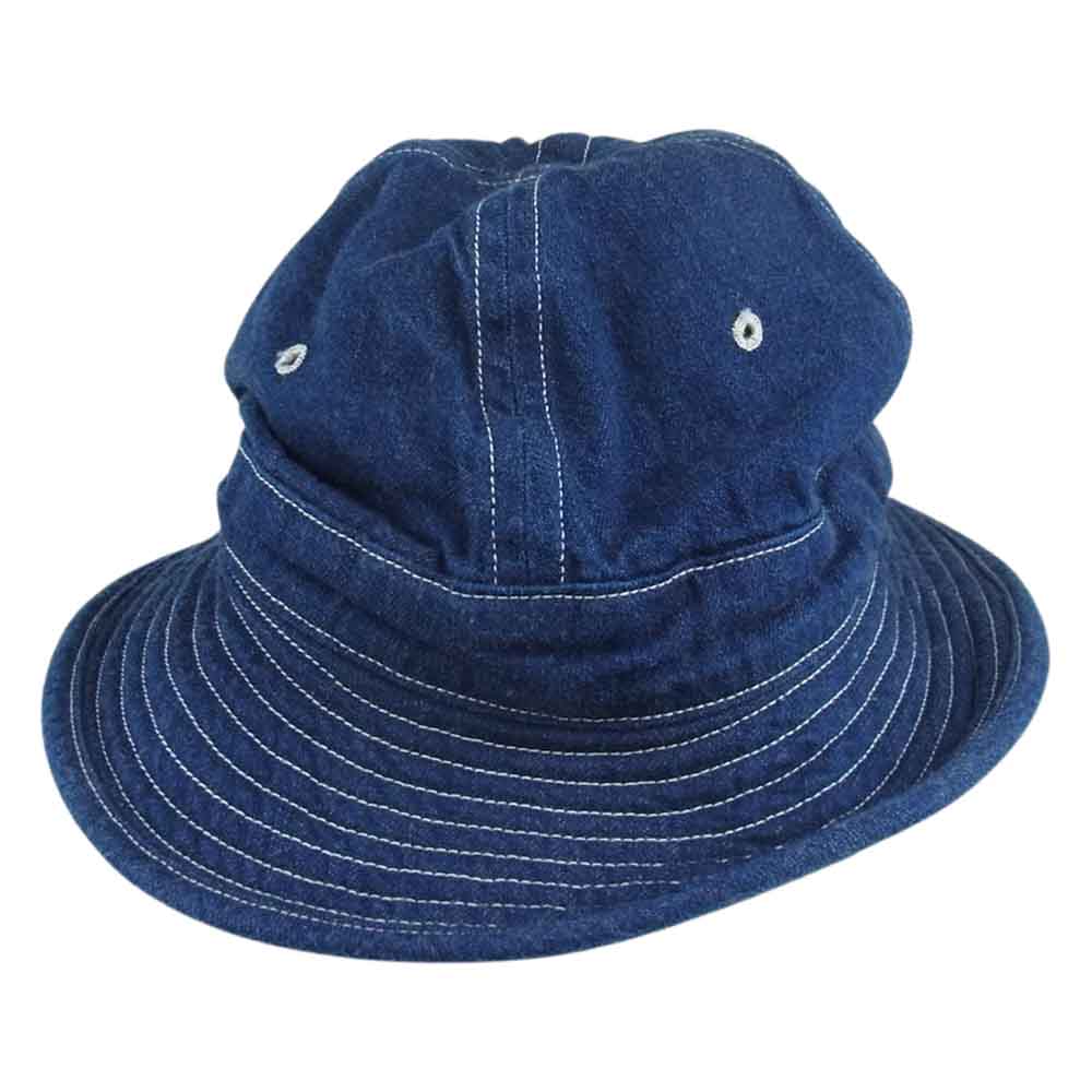 WAREHOUSE ウエアハウス Lot 5200 DENIM ARMY HAT インディゴ デニム アーミー ハット 帽子 インディゴブルー系【中古】