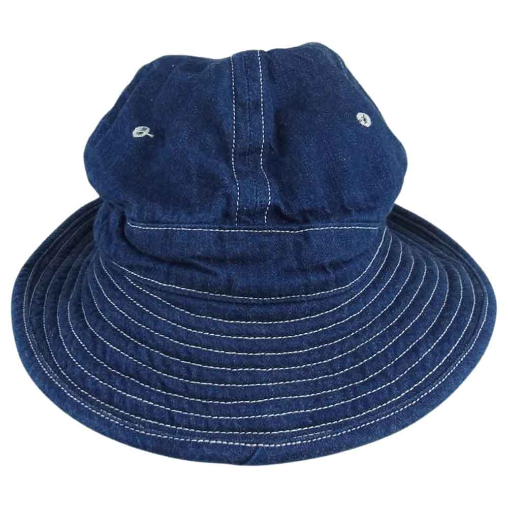 WAREHOUSE ウエアハウス Lot 5200 DENIM ARMY HAT インディゴ デニム アーミー ハット 帽子 インディゴブルー系【中古】