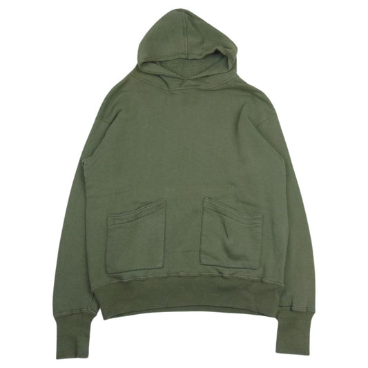 WAREHOUSE ウエアハウス 20AW Lot 453 セパレート ポケット セットイン フード スウェット パーカー カーキ系 40【中古】