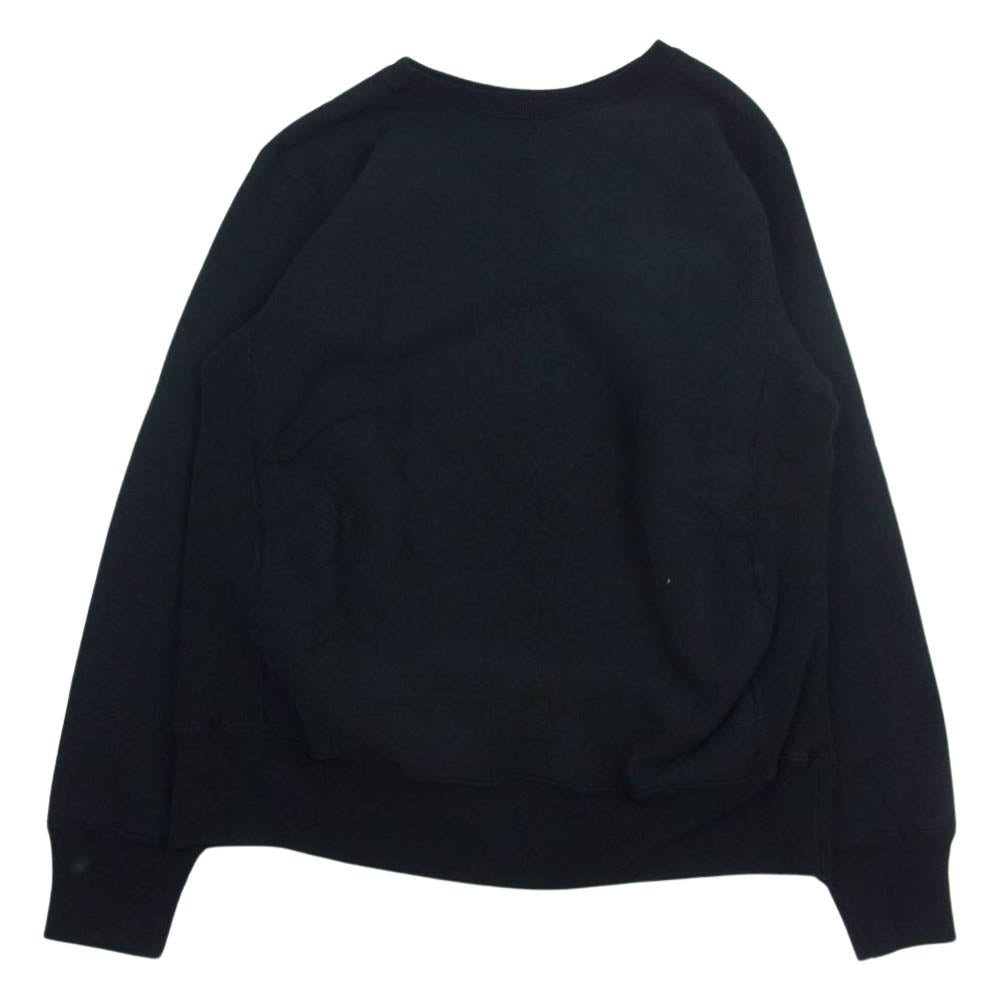 WAREHOUSE ウエアハウス 22AW Lot 483 無地 リバースウィーブ スウェット ブラック系 L【中古】