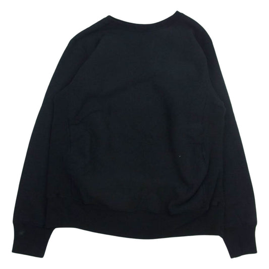 WAREHOUSE ウエアハウス 22AW Lot 483 無地 リバースウィーブ スウェット ブラック系 L【中古】