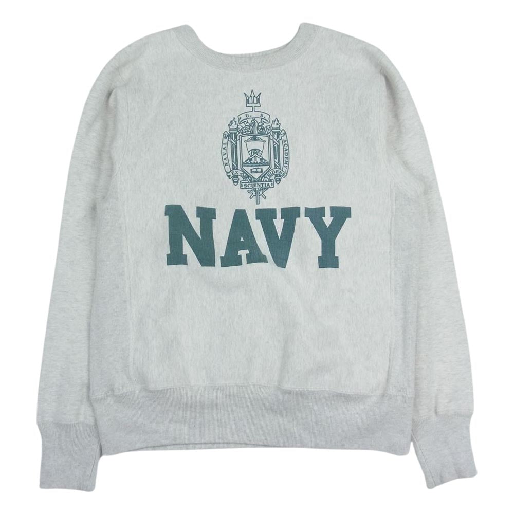 WAREHOUSE ウエアハウス 21AW Lot 483 NAVY リバースウィーブ スウェット グレー系 M【中古】