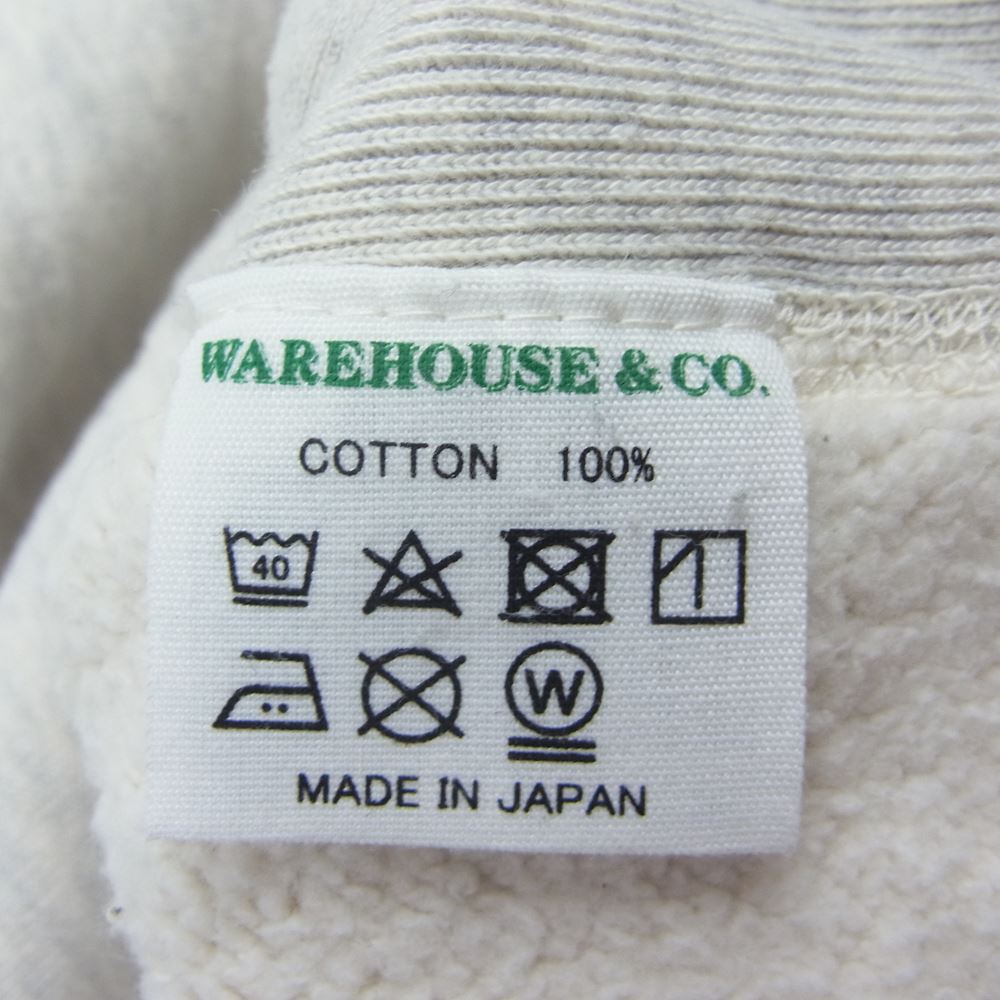 WAREHOUSE ウエアハウス 21AW Lot 483 NAVY リバースウィーブ スウェット グレー系 M【中古】