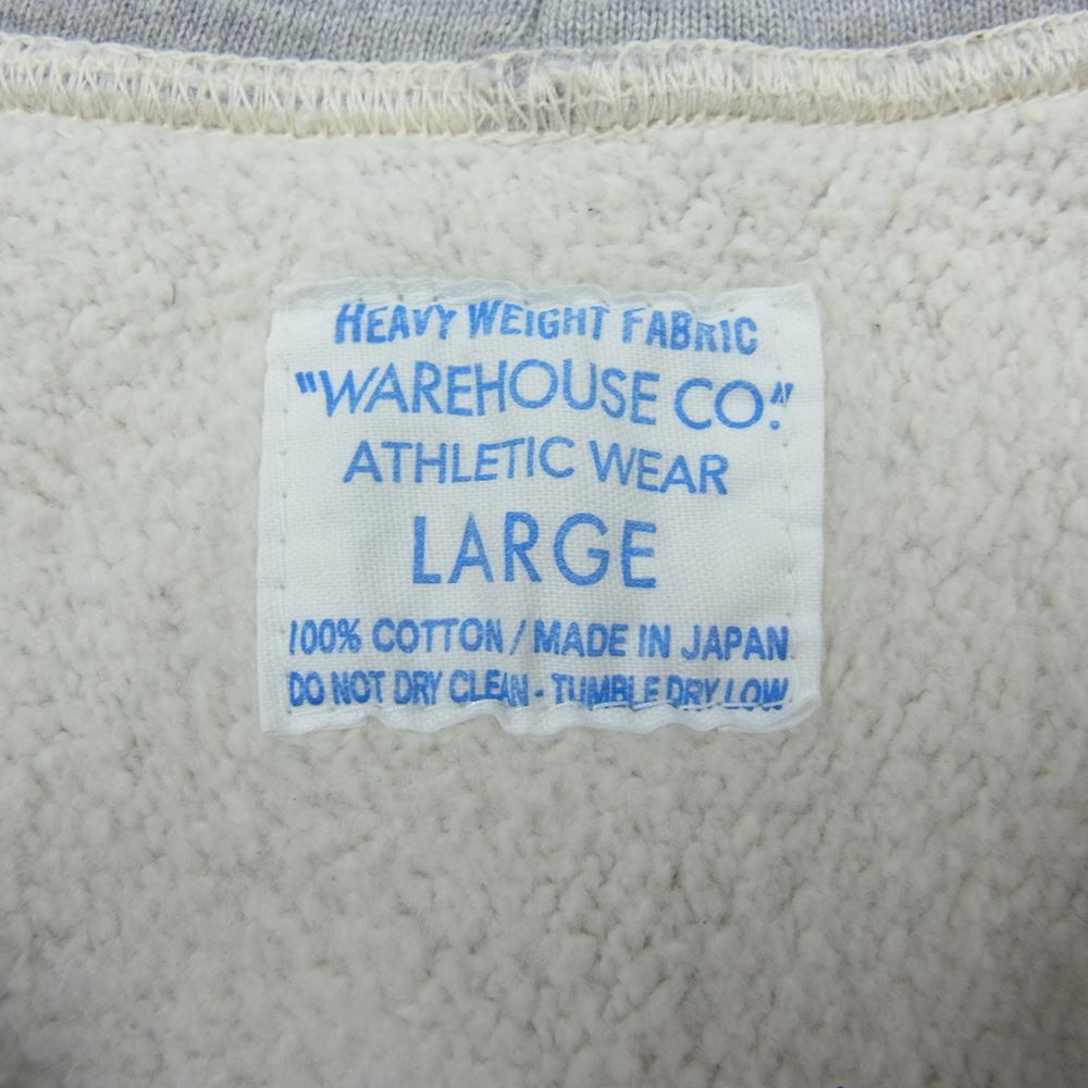 WAREHOUSE ウエアハウス 21AW Lot 486 USAFA リバースウィーブ ハーフジップ スウェットパーカー グレー系 表記サイズ無【中古】