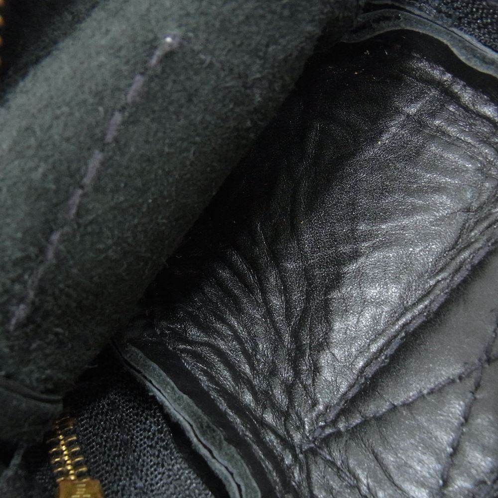 LANGLITZ LEATHERS ラングリッツレザーズ レザー ハンディ ベルト バッグ タイプA ベルト ポーチ ブラック系【中古】