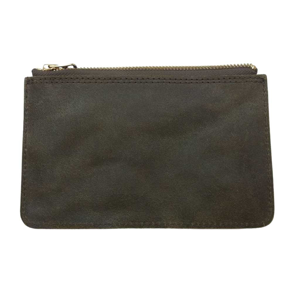 ヴァスコ レザー ポーチ カーキ系【中古】