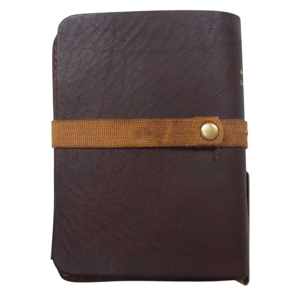 ヴァスコ ANCHORS LOGBOOK ログブック 手帳 ダイアリー レザー 二つ折り財布 ブラウン系【中古】