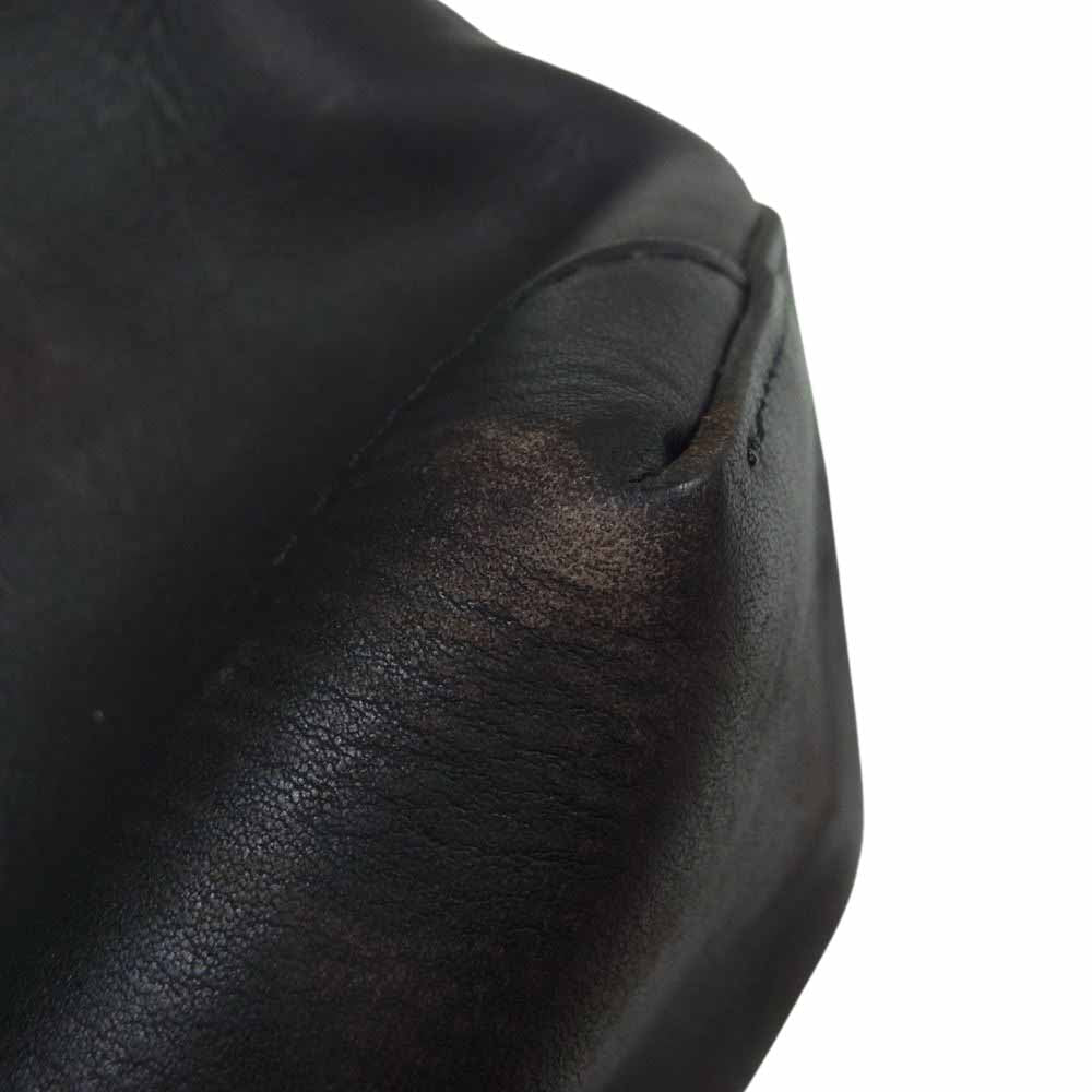 ヴァスコ LEATHER TRAVEL TOTE BAG レザー トラベル トートバッグ ブラック ダークブラウン系【中古】