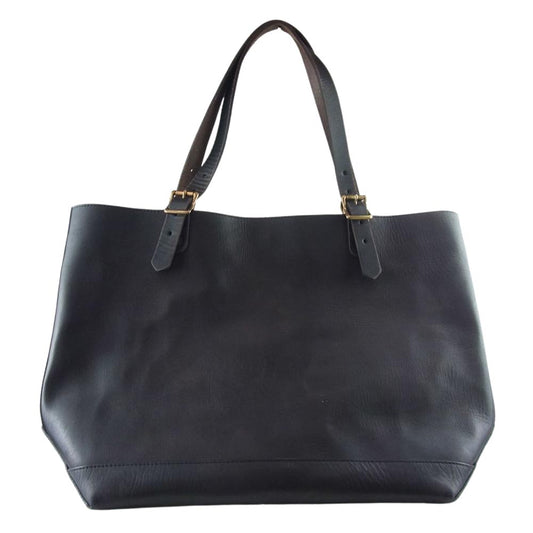 ヴァスコ LEATHER TRAVEL TOTE BAG LARGE レザー トラベル トートバッグ ラージ ブラック ダークブラウン系【中古】