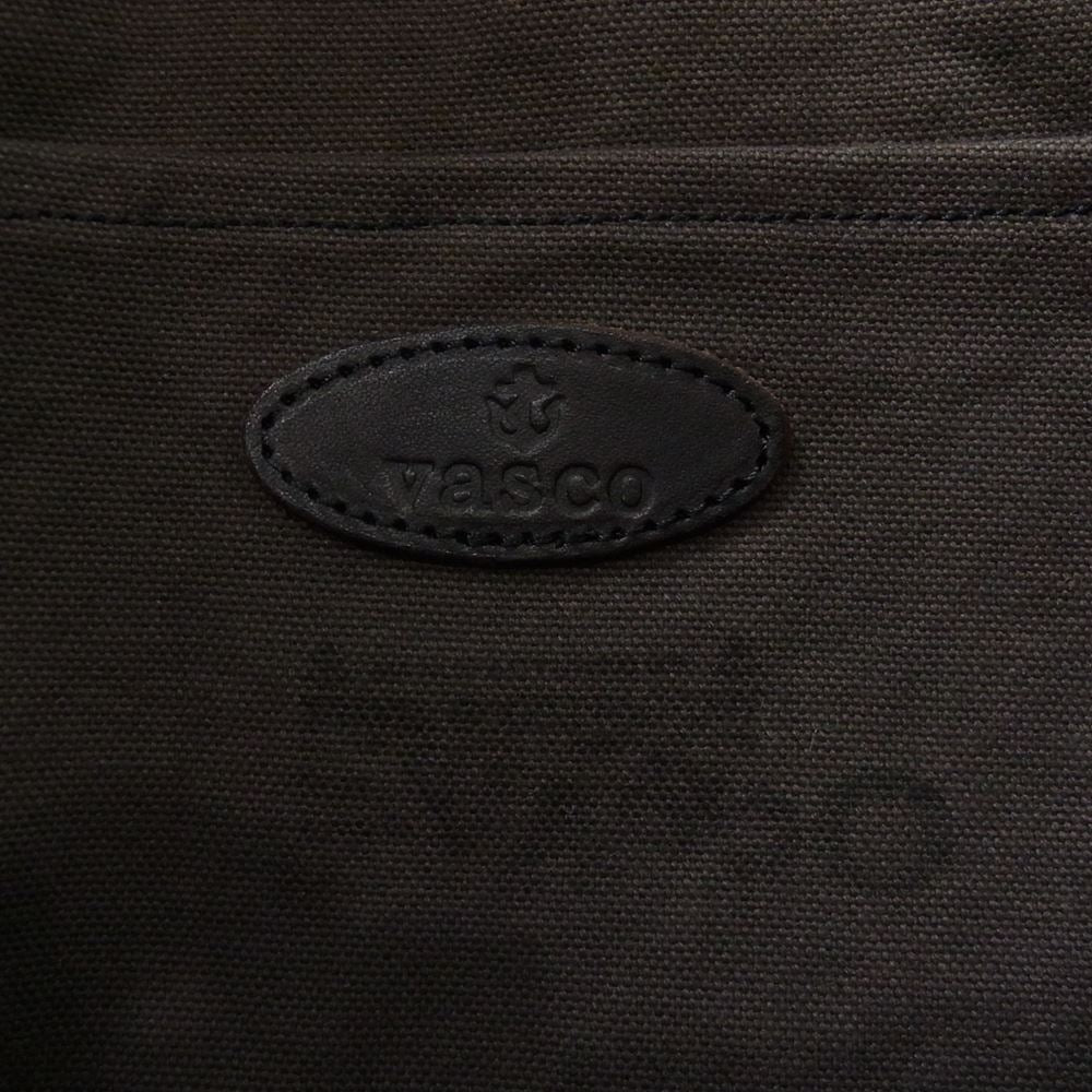 ヴァスコ LEATHER TRAVEL TOTE BAG LARGE レザー トラベル トートバッグ ラージ ブラック ダークブラウン系【中古】