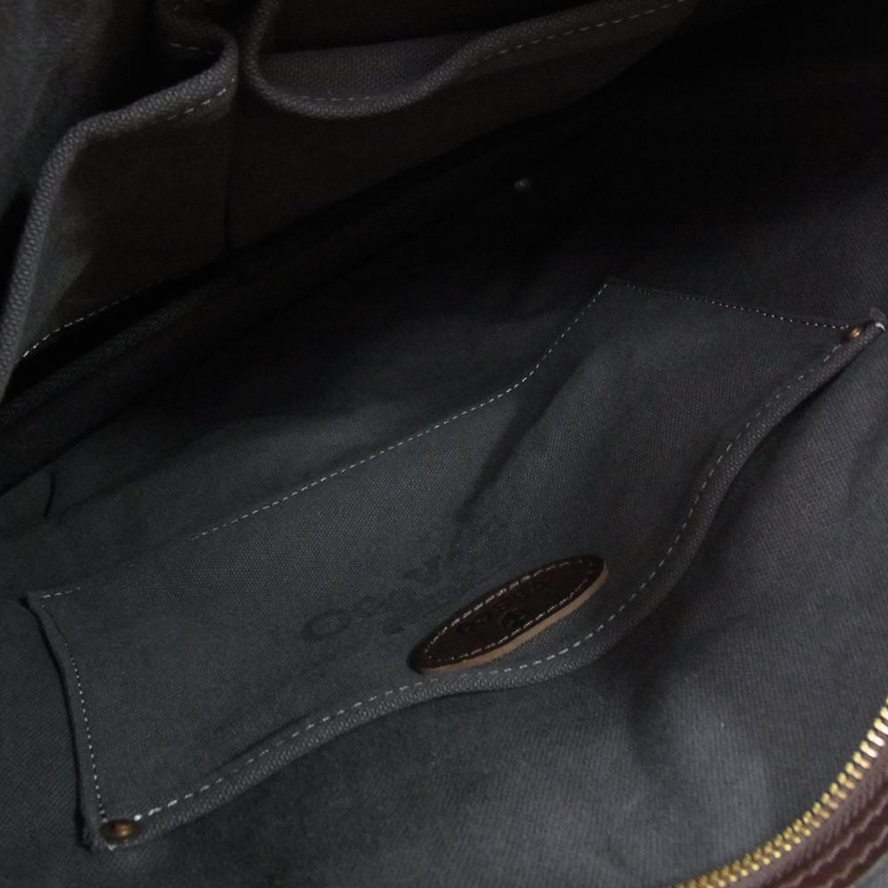 ヴァスコ VS244-LS LEATHER NELSON 2WAY BAG レザー ネルソン ショルダー トート バッグ ブラウン系【美品】【中古】