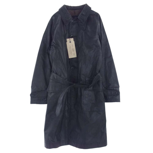 ADDICT CLOTHES アディクトクローズ ACV-WX05 WAXED COTTON SINGLE DISPATCH COAT ワックス オイルド コットン シングル コート ブラック系 38【中古】