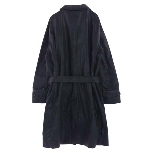 ADDICT CLOTHES アディクトクローズ ACV-WX05 WAXED COTTON SINGLE DISPATCH COAT ワックス オイルド コットン シングル コート ブラック系 38【中古】