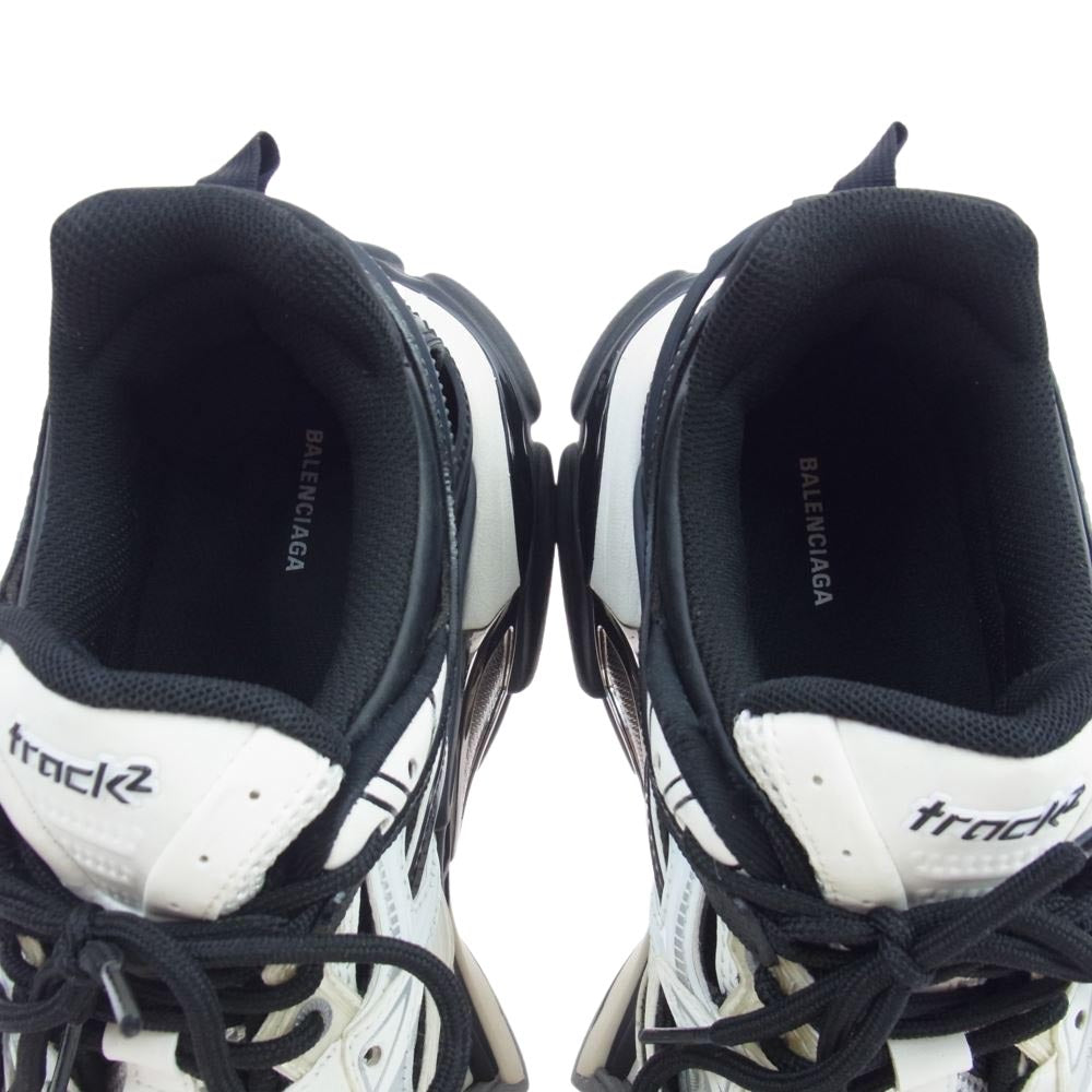BALENCIAGA バレンシアガ 568614 TRACK2 トラック スニーカー ホワイト ブラック ホワイト系 ブラック系 27cm【中古】