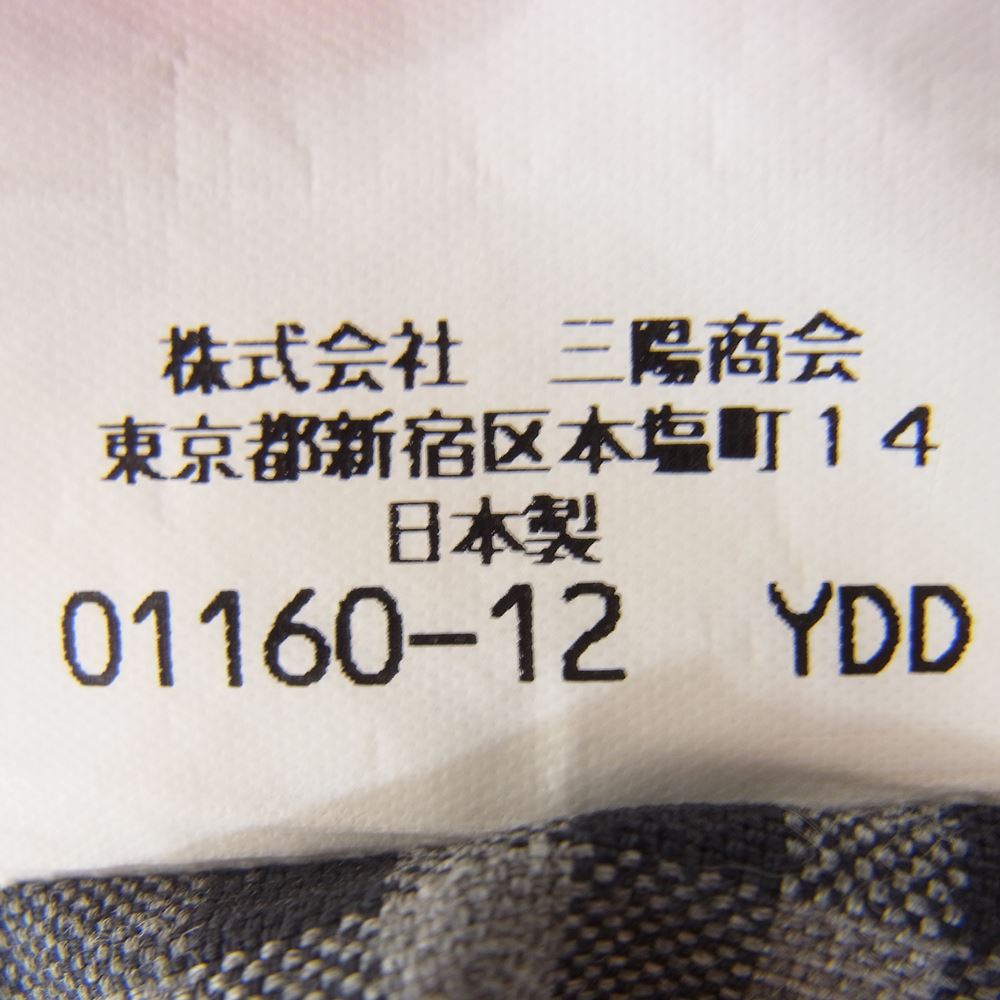 BURBERRY LONDON バーバリー ロンドン BBW82-703 長袖 チェック シャツ グレー系 M【中古】