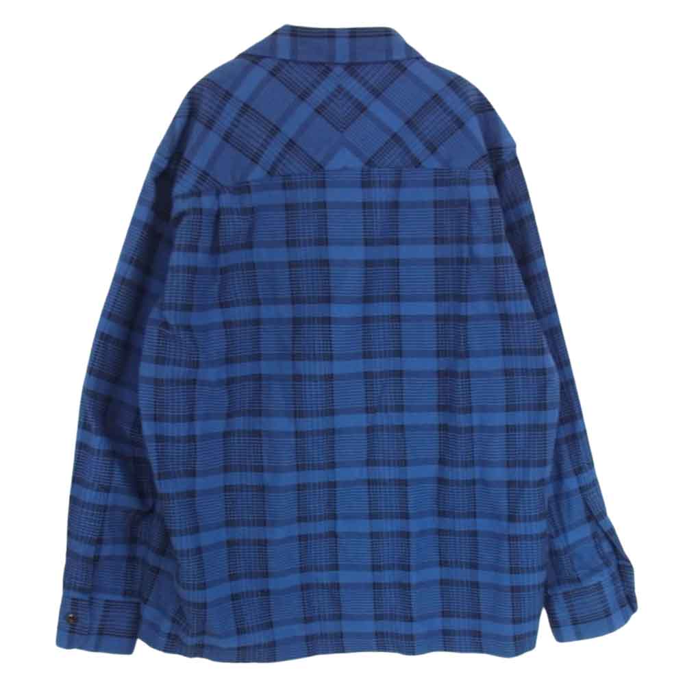 NEIGHBORHOOD ネイバーフッド 19SS 191TSNH-SHM09 B＆C / C-SHIRT LS チェック ネル シャツ 長袖 ブルー系 S【中古】