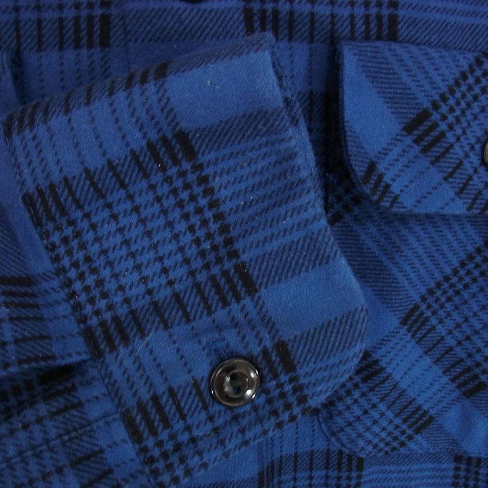 NEIGHBORHOOD ネイバーフッド 19SS 191TSNH-SHM09 B＆C / C-SHIRT LS チェック ネル シャツ 長袖 ブルー系 S【中古】