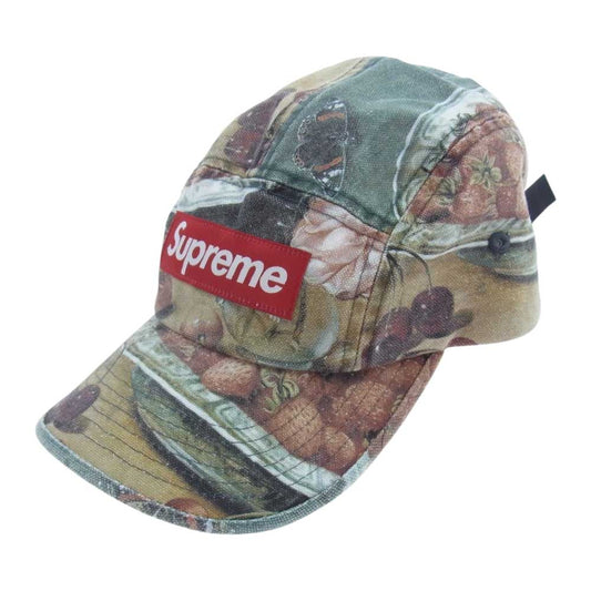 Supreme シュプリーム 23SS Strawberries Camp Cap MULTI ストロベリー キャンプ キャップ 帽子 マルチカラー系【極上美品】【中古】