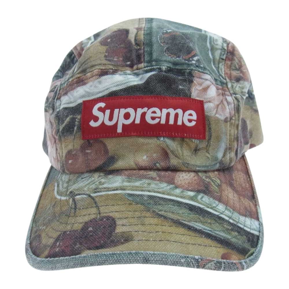Supreme シュプリーム 23SS Strawberries Camp Cap MULTI ストロベリー キャンプ キャップ 帽子 マルチカラー系【極上美品】【中古】