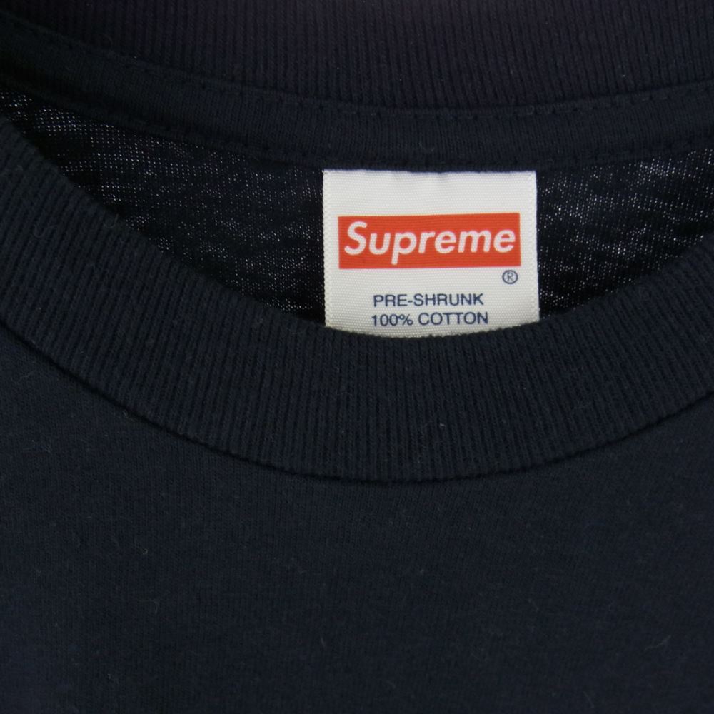 Supreme シュプリーム 23SS Location TEE ロケーション 半袖 Tシャツ ダークネイビー系 L【中古】