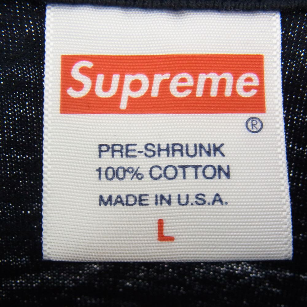 Supreme シュプリーム 23SS Location TEE ロケーション 半袖 Tシャツ ダークネイビー系 L【中古】