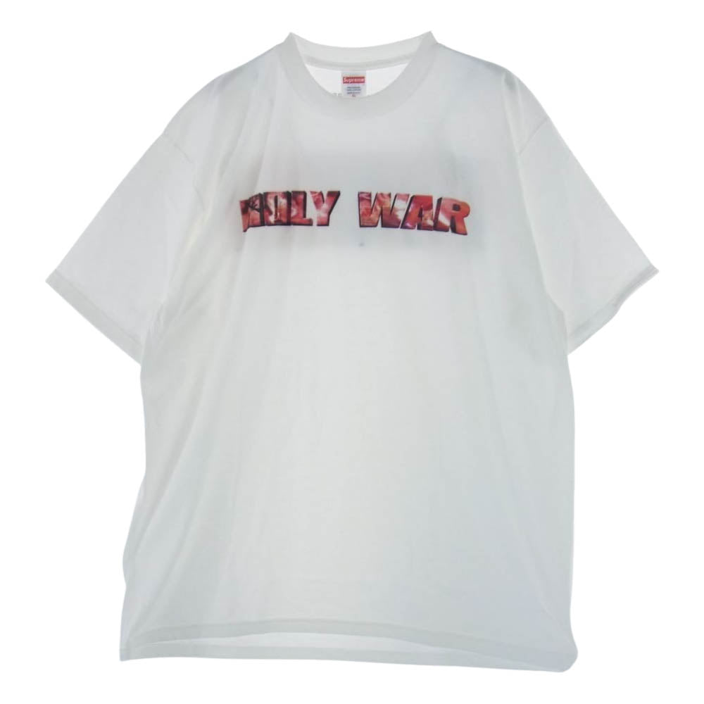 Supreme シュプリーム  23AW Holy War TEE ホーリーワー 半袖 Tシャツ ホワイト系 XL【新古品】【未使用】【中古】